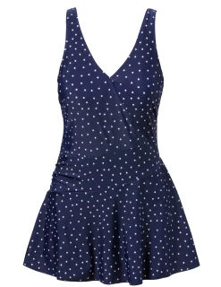 Baddräkt Dotty Sicily Marinblå