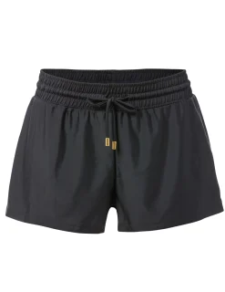 Badshorts Enfärgade Svart