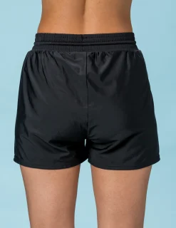 Badshorts Enfärgade Svart