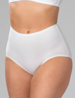 Bambutrosor vita i 2-pack