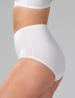 Bambutrosor vita i 2-pack