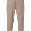Beige cargo byxor capri