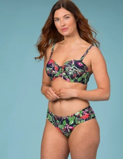 Bikini med bygel-bh i marinblå