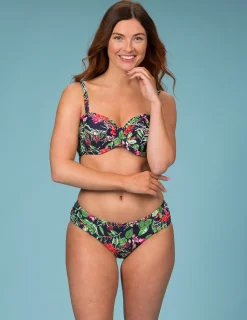 Bikini med bygel-bh i marinblå
