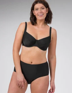 Bikini-Bh Bygel Svart Breda Axelband
