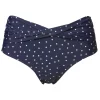 Bikinitrosa Dotty Midi Marinblå