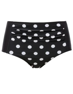 Bikinitrosa Maxi Prickig Svart