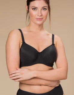 Bygel-bh Sanna Stripe Svart
