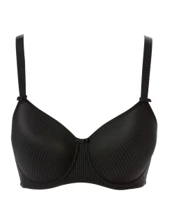 Bygel-bh Sanna Stripe Svart