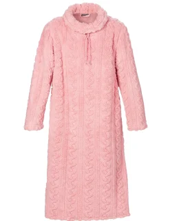 Fleeceklänning Cosy Rosa