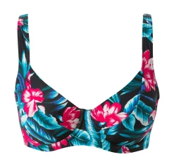 Färgglad bikini-bh med bygel