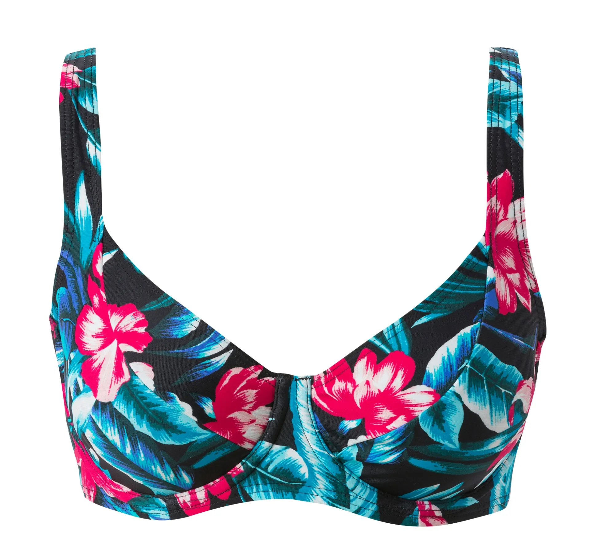 Färgglad bikini-bh med bygel
