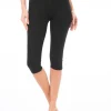 Korta svarta tights i bomull