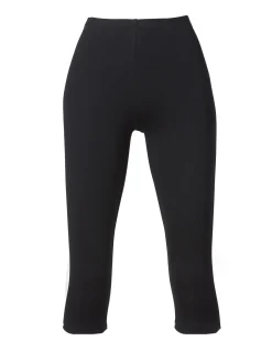 Korta svarta tights i bomull