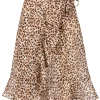 leopardmönstad strandkjol