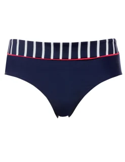Marinblå bikinitrosa midi