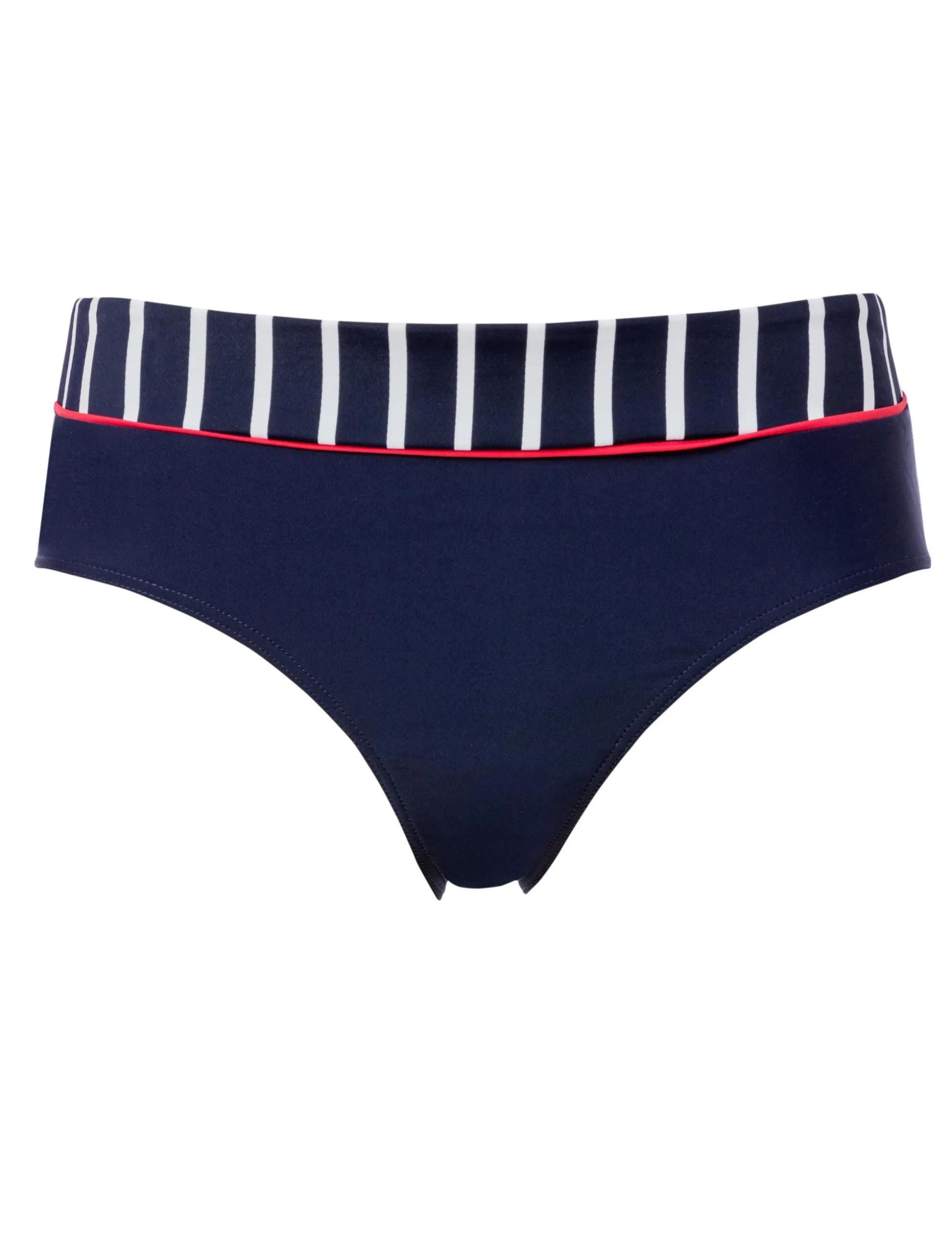 Marinblå bikinitrosa midi
