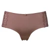 Midi spetstrosa Irene Mauve
