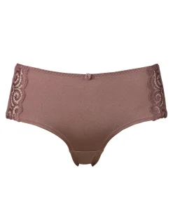 Midi spetstrosa Irene Mauve