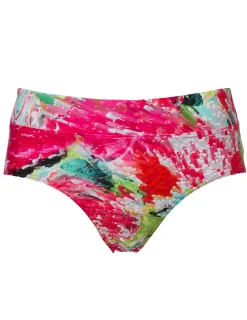 Mönstrad bikinitrosa i rosa