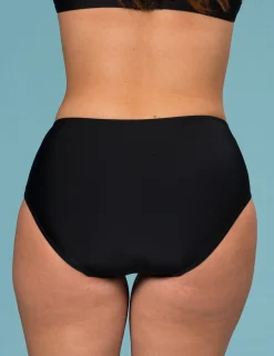 Mönstrad bikinitrosa i svart/vitt