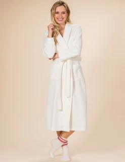 Morgonrock Frotté Off-white