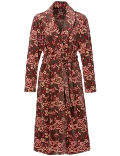 Morgonrock silkfleece Flora