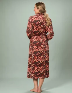 Morgonrock silkfleece Flora