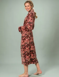 Morgonrock silkfleece Flora