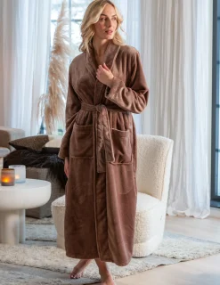 Morgonrock silkfleece nougat
