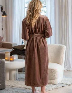 Morgonrock silkfleece nougat