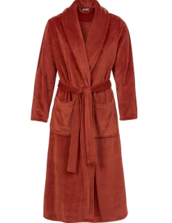 Morgonrock Silkfleece Terrakotta