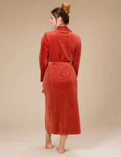 Morgonrock Silkfleece Terrakotta