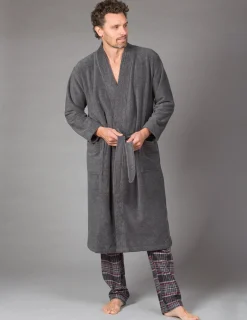Morgonrock Unisex Grå