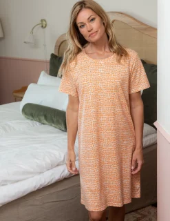 Nattlinne Kort Croco Orange