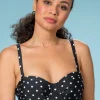 Polkadot bikini bh avtagbara axelband