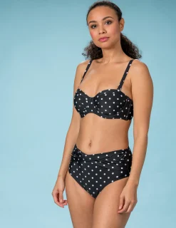 Polkadot bikini bh avtagbara axelband