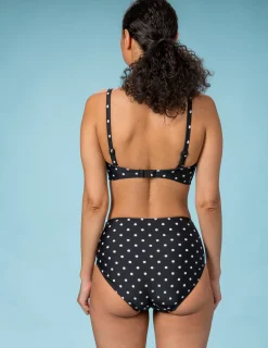 Polkadot bikini bh avtagbara axelband