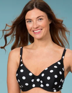 Prickig bikini-bh med bygel