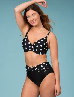 Prickig bikini-bh med bygel