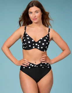Prickig bikini-bh med bygel