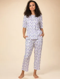 Pyjamas Bomull Spring Flower