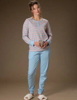 Pyjamas Bomull Striped