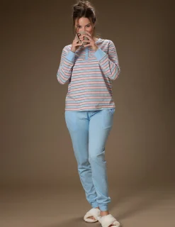 Pyjamas Bomull Striped