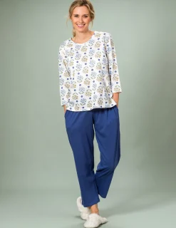 Pyjamas Wild Flower Blå