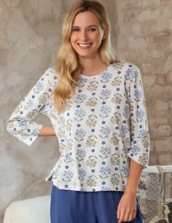 Pyjamas Wild Flower Blå