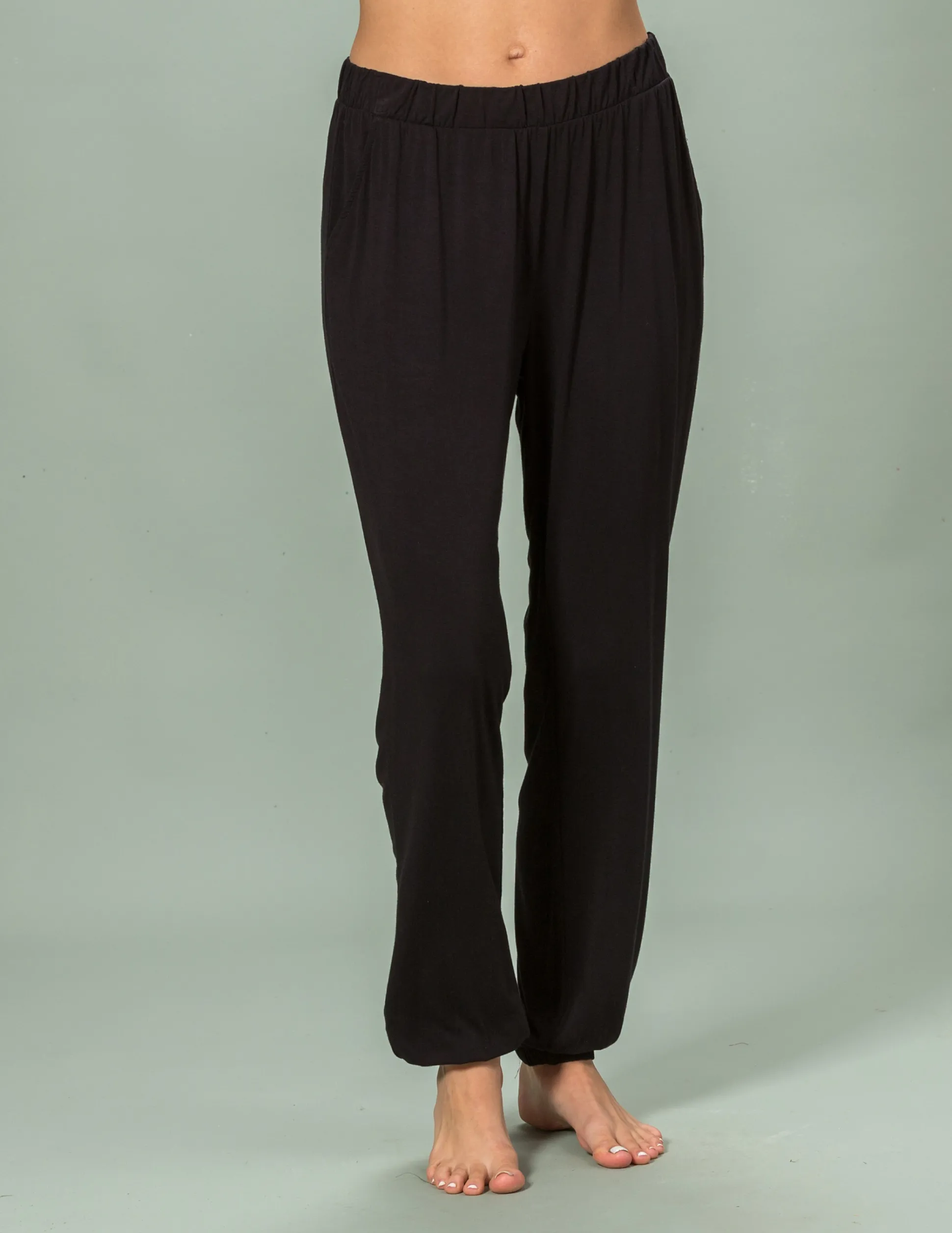 Pyjamasbyxa Svart Viskos