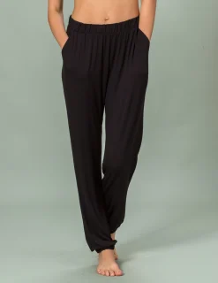 Pyjamasbyxa Svart Viskos