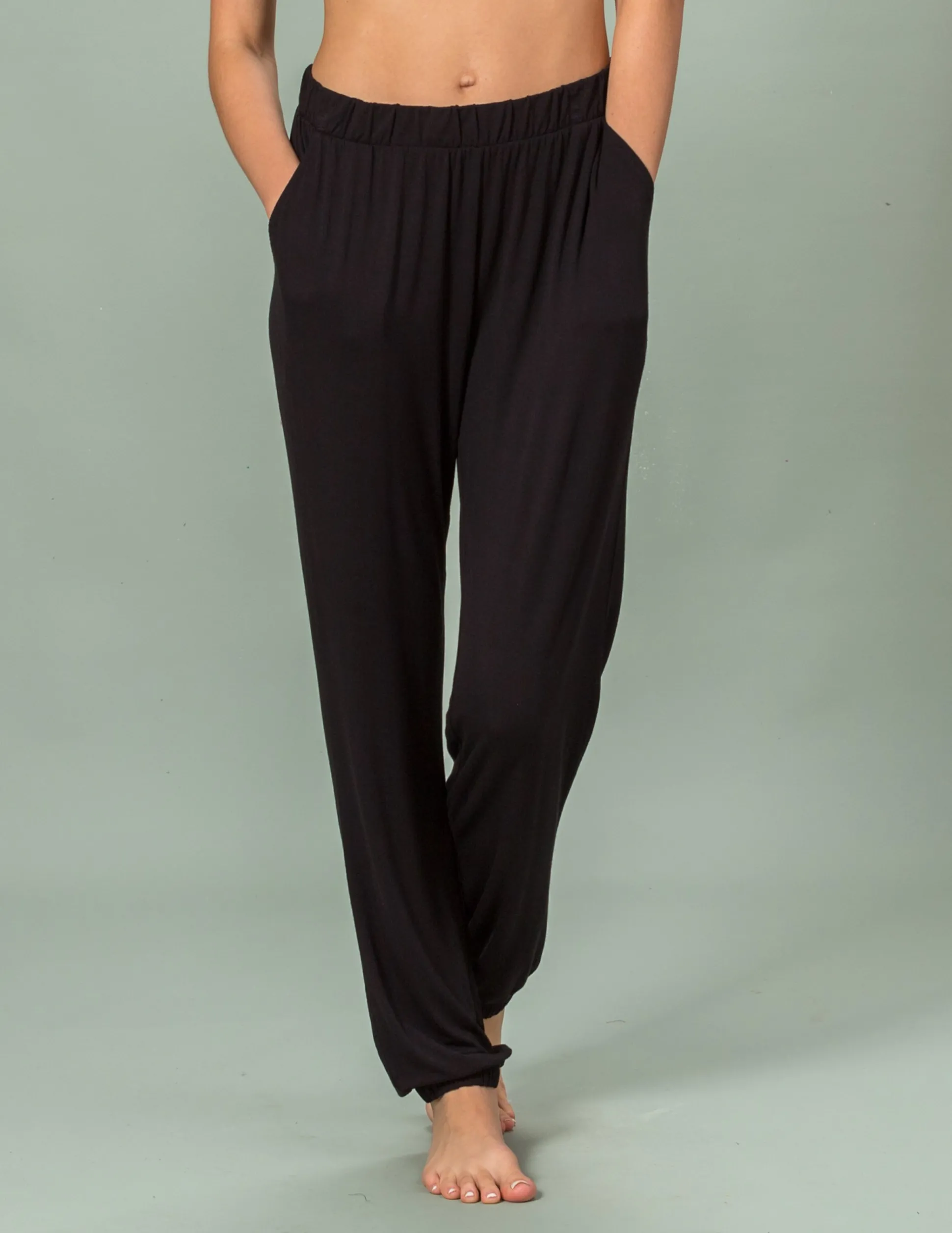 Pyjamasbyxa Svart Viskos