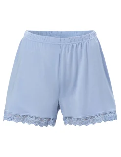 Pyjamasshorts Viskos Blå